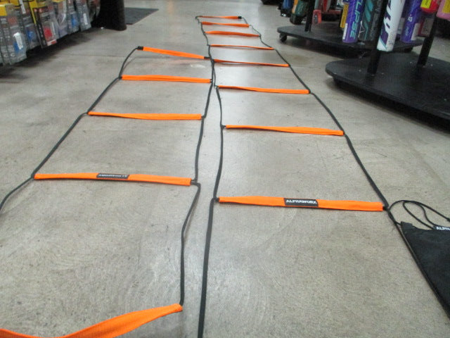 Load image into Gallery viewer, Used Alphawork 8 + 4 Rung Agility Ladder Hurdle and Wall Fitness
