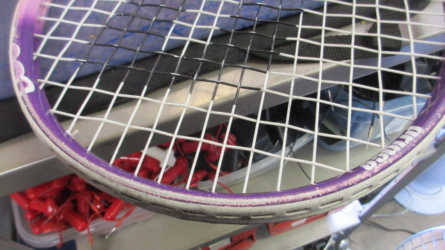Load image into Gallery viewer, Used Prince Wimbeldon Sharapova 27&quot; Tennis Racquet - wear on rim

