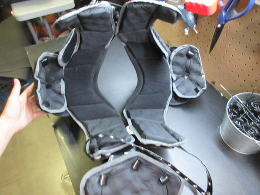 Used Riddell Power JPK+ Football Shoulder Pads W/ Back Plate - Size Medium