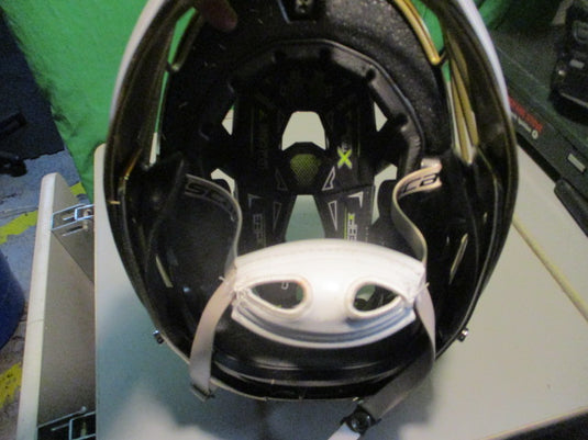 Used Cascade XRS Pro Metallic Gold Adjustable Lacrosse Helmet