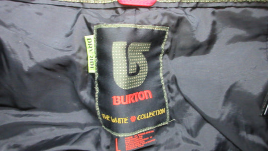 Used Burton The White Collection Smuggler Snowboarding Pants - Size Large