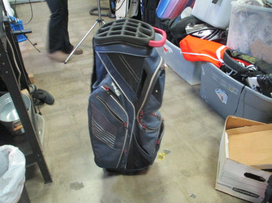 Used Ping Traverse Navy Black Cart Bag Golf Bag