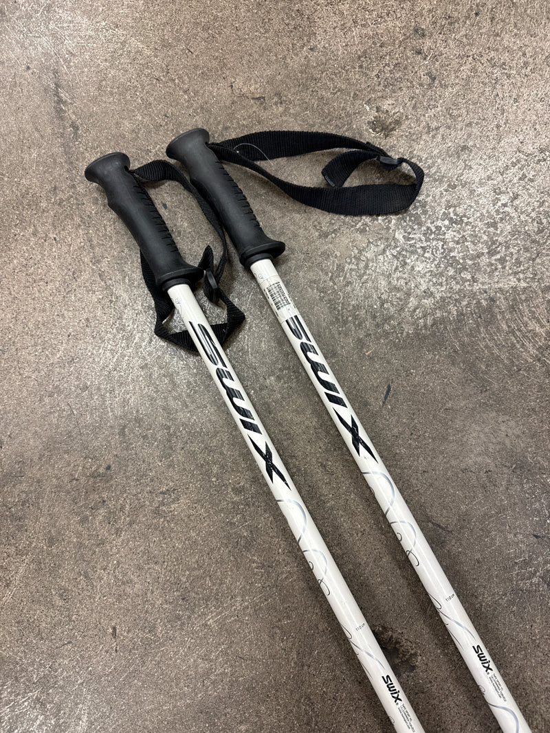 Load image into Gallery viewer, Used Swix Opal Downhill Ski Poles 23.5"
