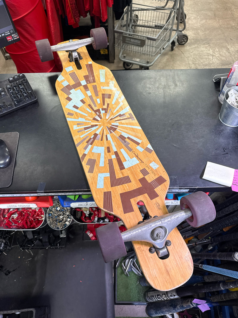 Load image into Gallery viewer, Used Loaded Flex 2 Tan Tien Hertiage Style Complete Longboard 40"
