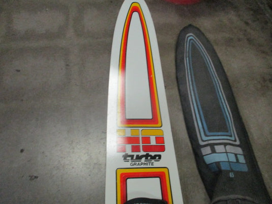 Used HO Turbo Graphite 65" Slalom Ski with Bag