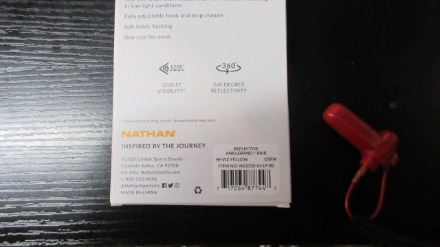 Load image into Gallery viewer, New Nathan Reflective Ankleband 1 Pair
