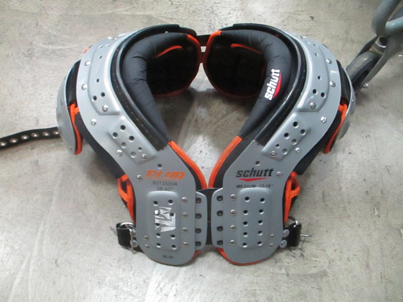 Load image into Gallery viewer, Used Schutt XV HD Medium OL-DL 17-18" Football Shoulder Pads
