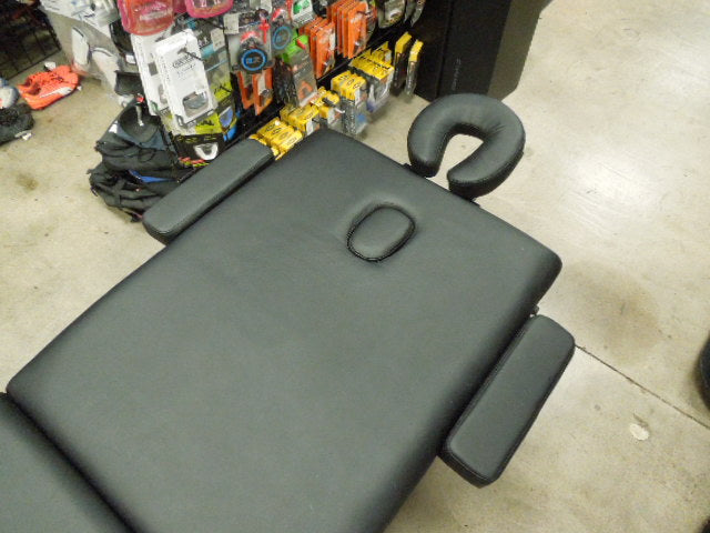 Load image into Gallery viewer, Used Saloniture Portable Massage Table with Headrest and Armrest Attachments
