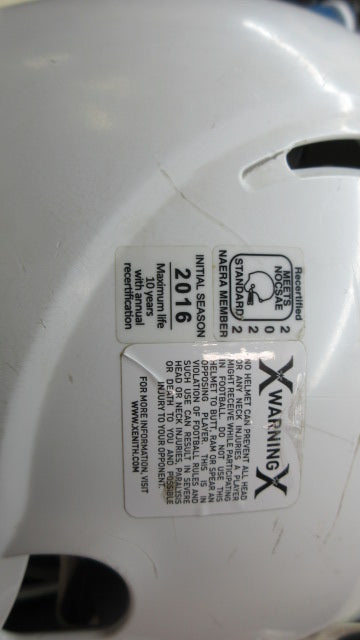 Load image into Gallery viewer, Used Xenith X2E Football Helmet W/ Chin Strap  - Size Medium  (Damage Pads)
