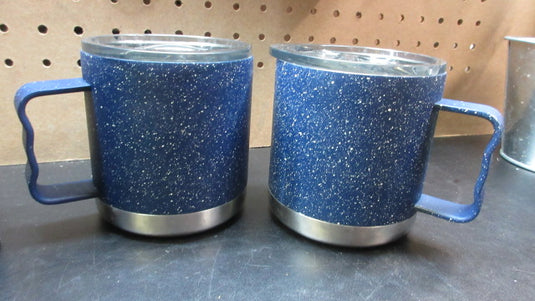 Used RC Willey 33oz Camping Thermos W/ 2 15oz Mugs