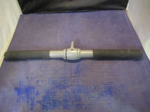 Used Straight Bar Gym Attachment w/ Rubber Grips 18.5