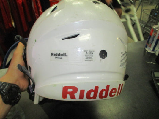 Used Riddell Speedflex White Football Helmet 2025 Cert Size Small