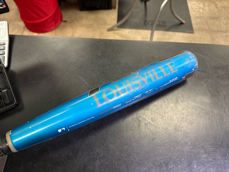 Load image into Gallery viewer, Used Louisville Slugger 2020 Blue Meta BBCOR Baseball Bat 32 in 29 oz -3
