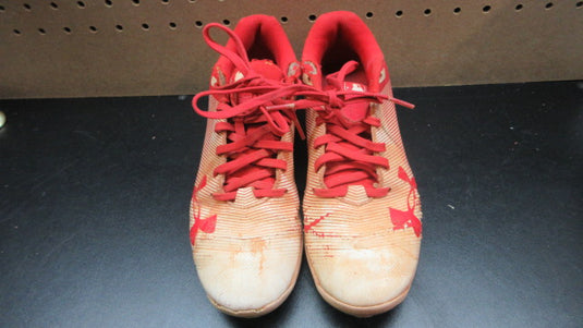 Used Under Armour UA Leadoff Baseball Cleats - Size Youth 4