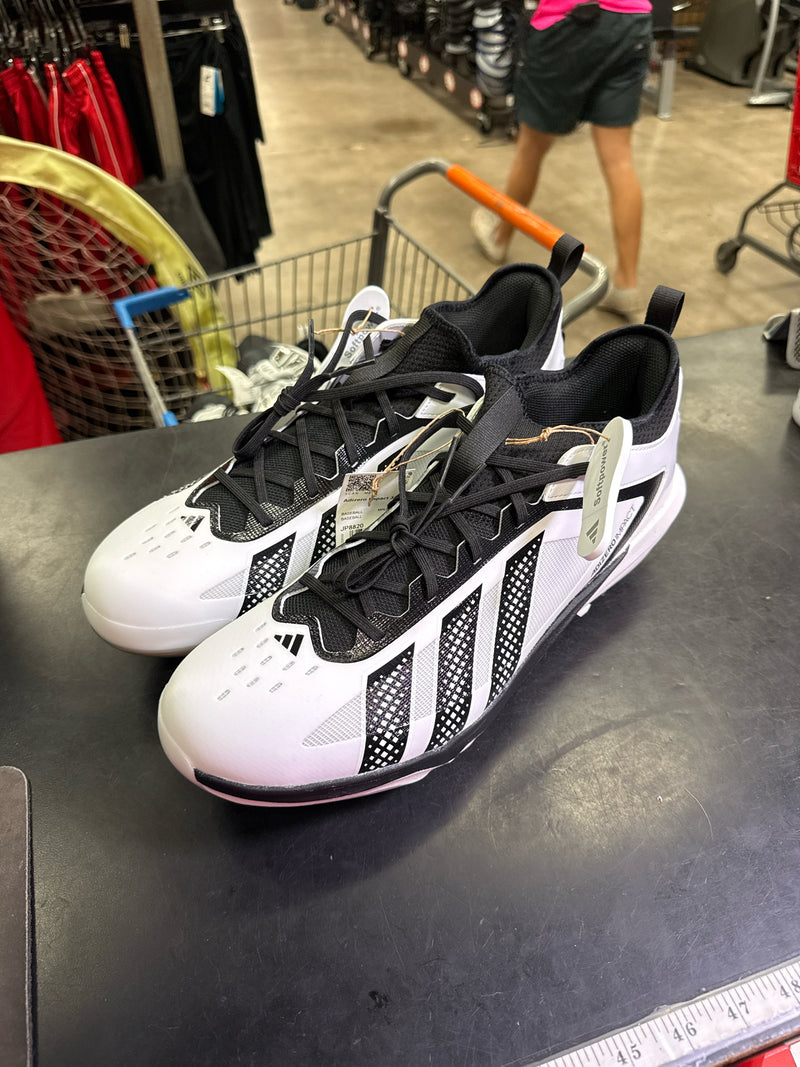Load image into Gallery viewer, Like New Adidas Adizero Impact 3.0 Racing Team Metal Cleats Size 15
