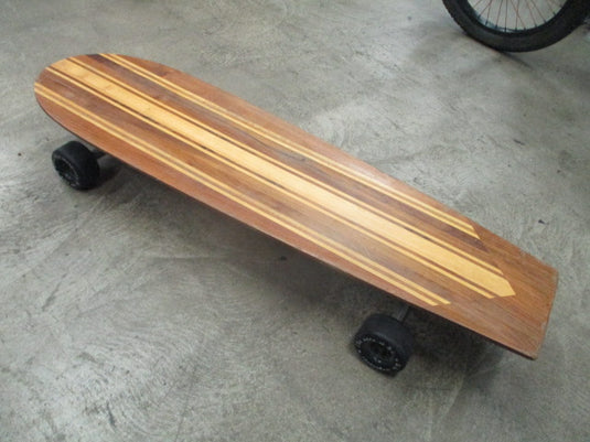 Vintage Hi Longboard Handcrafted Real Wood Sidewalker Surfer Style Board 37"
