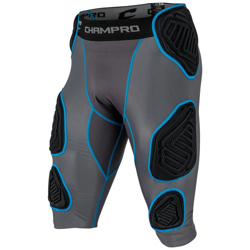 New Champro Bull Rush 7-Pad Girdle Black/Grey Size Adult 2XL