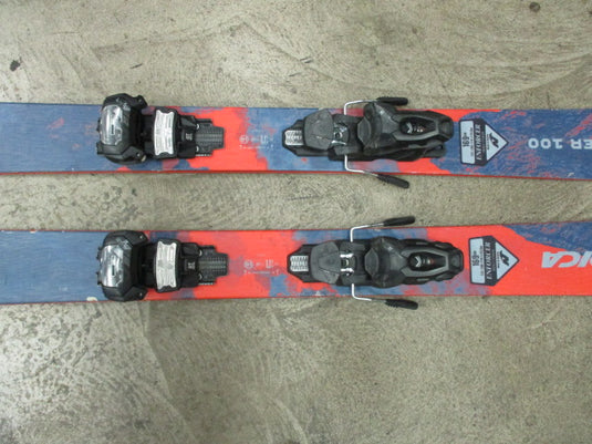 Used Nordica Enforcer 100 Powder 169cm Downhill Skis W/ AT Bindings