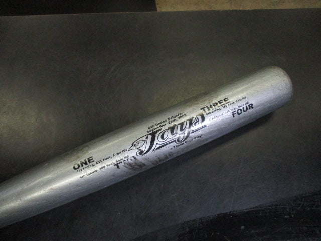 Load image into Gallery viewer, Used Louisville Slugger Pro Wood Commemorative Toronto Bluy Jays Bat 30 in 23 oz
