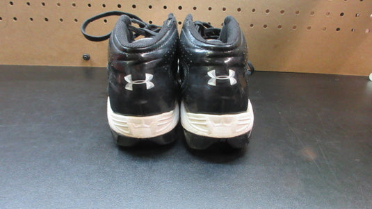 Used Under Armour Football Cleats - Size Youth 5 - Black/White