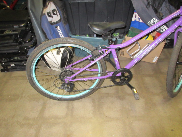 Load image into Gallery viewer, Used Guardian Purple 24" 7 Speed Bicycle
