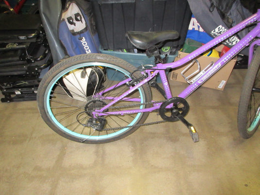 Used Guardian Purple 24" 7 Speed Bicycle