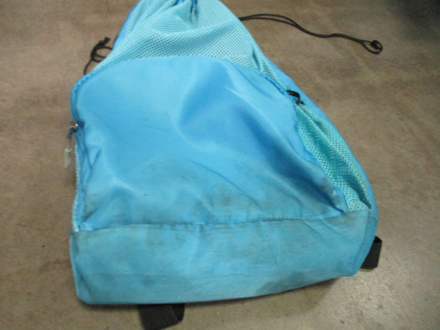 Load image into Gallery viewer, Used Light Blue Drawstring Swim Bag
