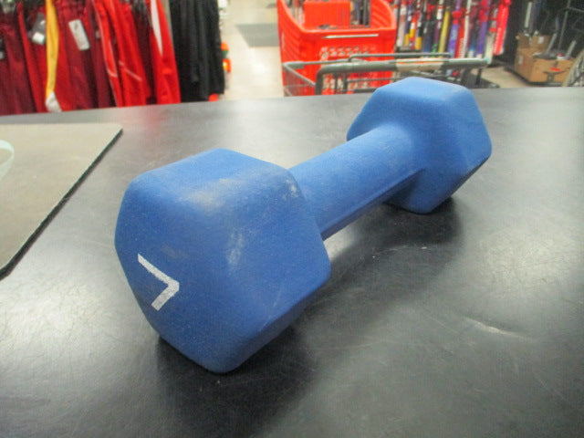 Load image into Gallery viewer, Used 7lb Blue Neoprene Dumbbell
