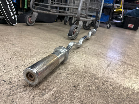 Used Olympic Curl Bar 48"
