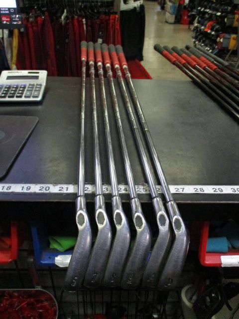Used Callaway Steelhead X-14 6pc Right Hand Iron Set 5-9i and APw NO 6 IRON