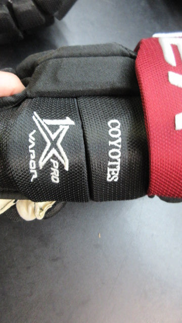 Load image into Gallery viewer, Used Bauer 1X Pro Vapor Coyotes Hockey Gloves - 14&quot; - 36cm
