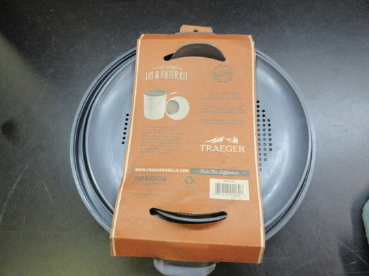 Used Traeger Pellet Storage Lid & Filter Kit