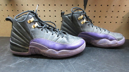 Used Jordan 12 Retro Field Purple Basketball Shoes - Size Youth 6
