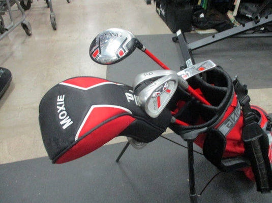 Used Ping Moxie 8 Piece Junior Complete Golf Set w/ Bag