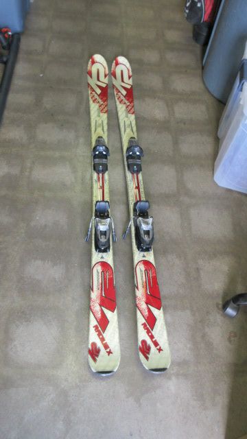 Load image into Gallery viewer, Used K2 Apache Radius X Downhill Skis Size 163 cm w/ Marker Bindings
