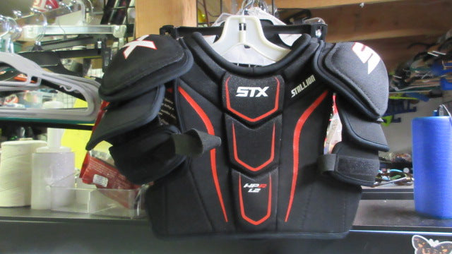Load image into Gallery viewer, Used STX Stallion HPR 1.2 Lacrosse Shoulder Pads - Youth Medium
