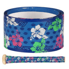 New Lizard Skins DSP Ultra Blue Floral Bat Grip Tape - 1.1 mm