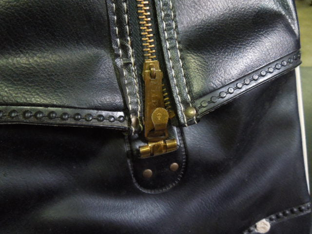 Load image into Gallery viewer, Vintage Leather Bowling Ball Bag

