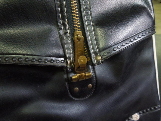 Vintage Leather Bowling Ball Bag