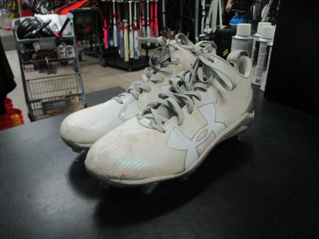 Load image into Gallery viewer, Used Under Amour Guide Fierce D Football Cleats Size 10
