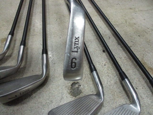 Load image into Gallery viewer, Used Lynx Oversize Iron Set 3 - 9 and Pitching Wedge (Missing 8 Iron)
