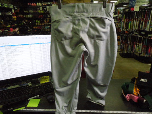 Used Nike Softball Team Elastic Bottom Pants in Grey Size M