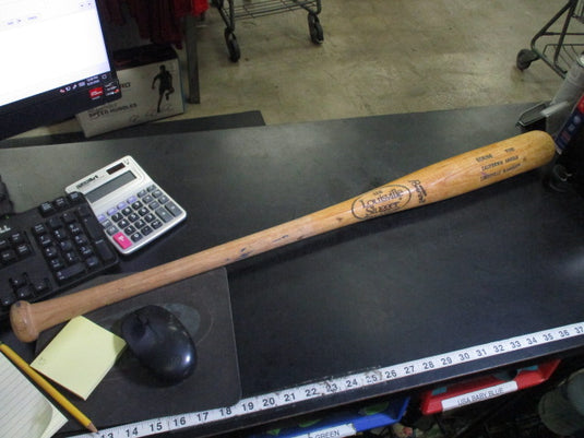 Used Louisville Slugger Powerized R161 Cal. Angels Stamped Wood Bat 34 in 30 oz