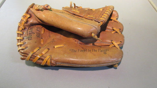 Used Vintage Rawlings GJ 109 Brooks Robinson Leather Baseball Glove