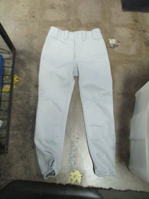 Used Mizuno Performance Elastic Bottom Pants in Grey Size Youth XL
