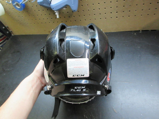 Used CCM FL40 Adjustable Hockey Helmet W/ Mask - Size Small