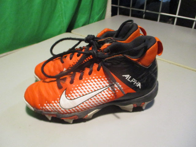 Load image into Gallery viewer, Used Nike Alpha Size Youth 2.5 Baseball Cleats
