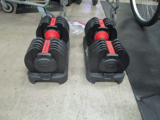 Used FITRX SmartBell ADJUSTABLE DUMBELL 52.5lb Set includes 2 Dumbells