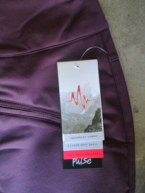 New Pulse Envy Soft Shell Ladies Snow Pants Adult Size Small - Merlot