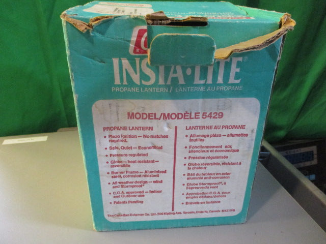 Load image into Gallery viewer, Used Coleman Canada Insta Lite Portable Propane Lantern Model 5429
